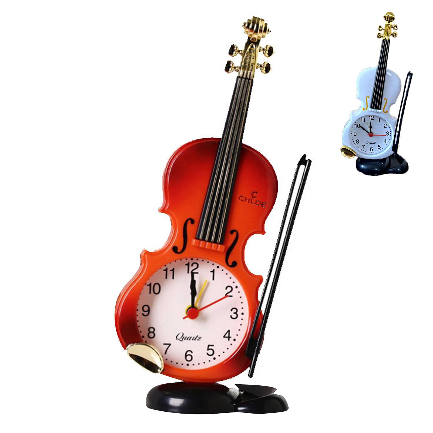 Creative Violin Alarm Desktop Clock 2