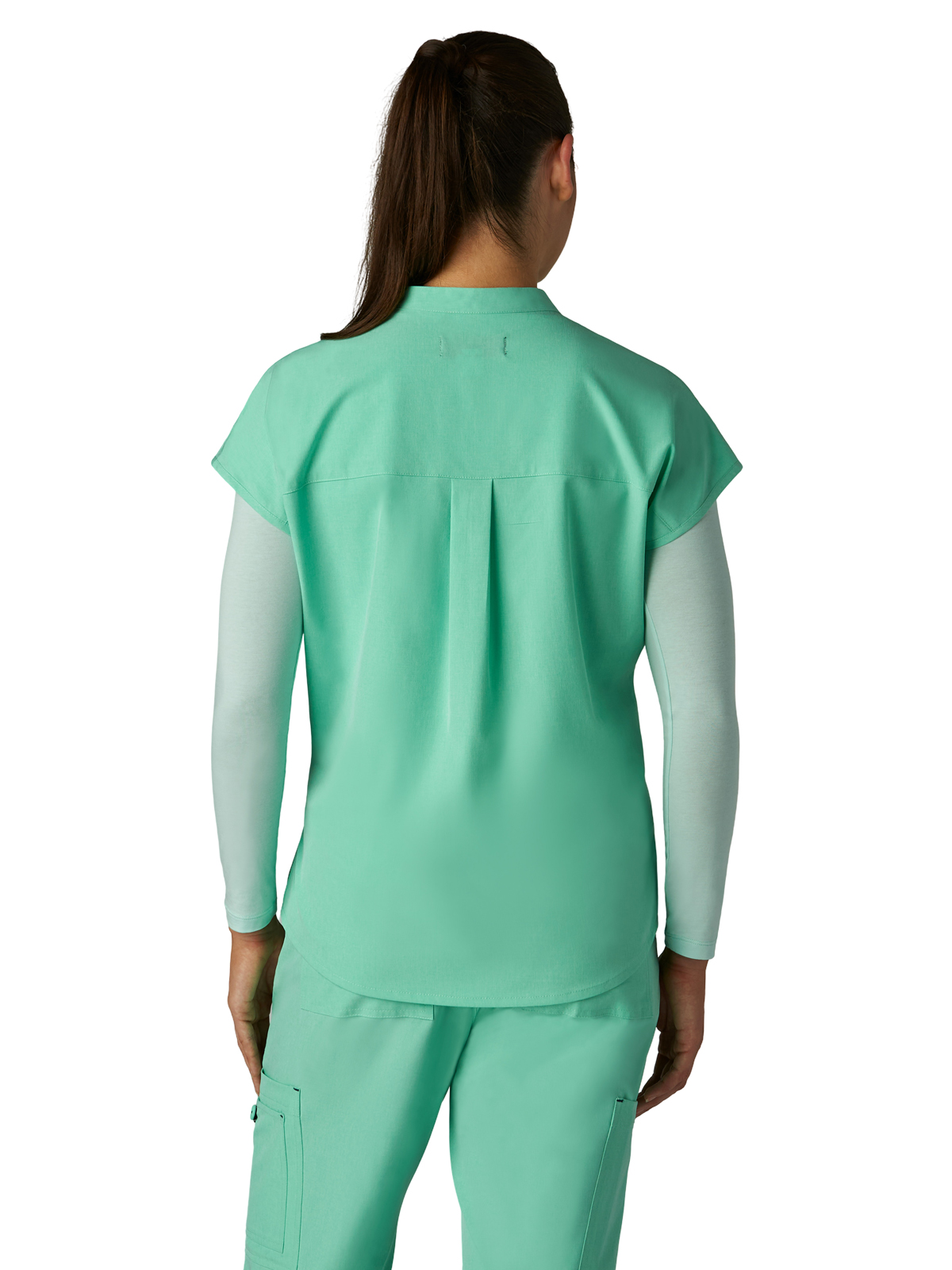 koi - Basics - Women's One-Pocket Stretch Tuck-In Ari Top 12