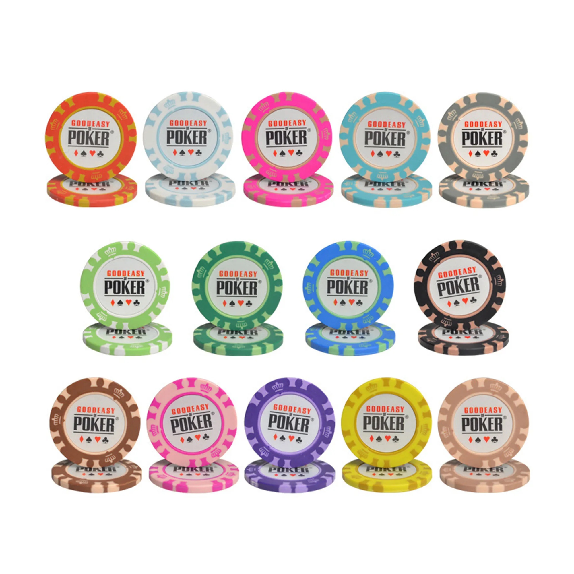 14 G Professional Clay Poker Chips 2