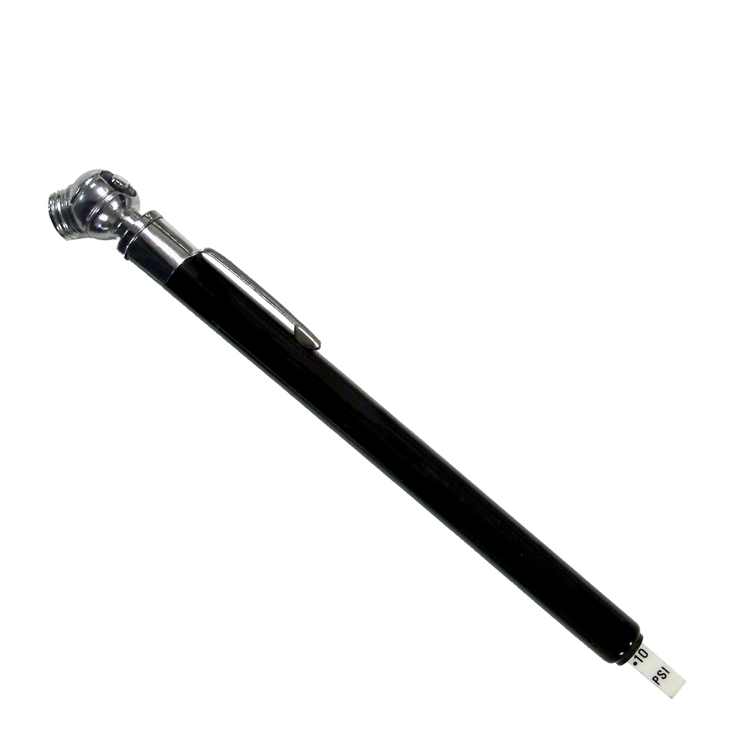Auto Tire Pressure Gauge w/Chrome Colored Barrel 6