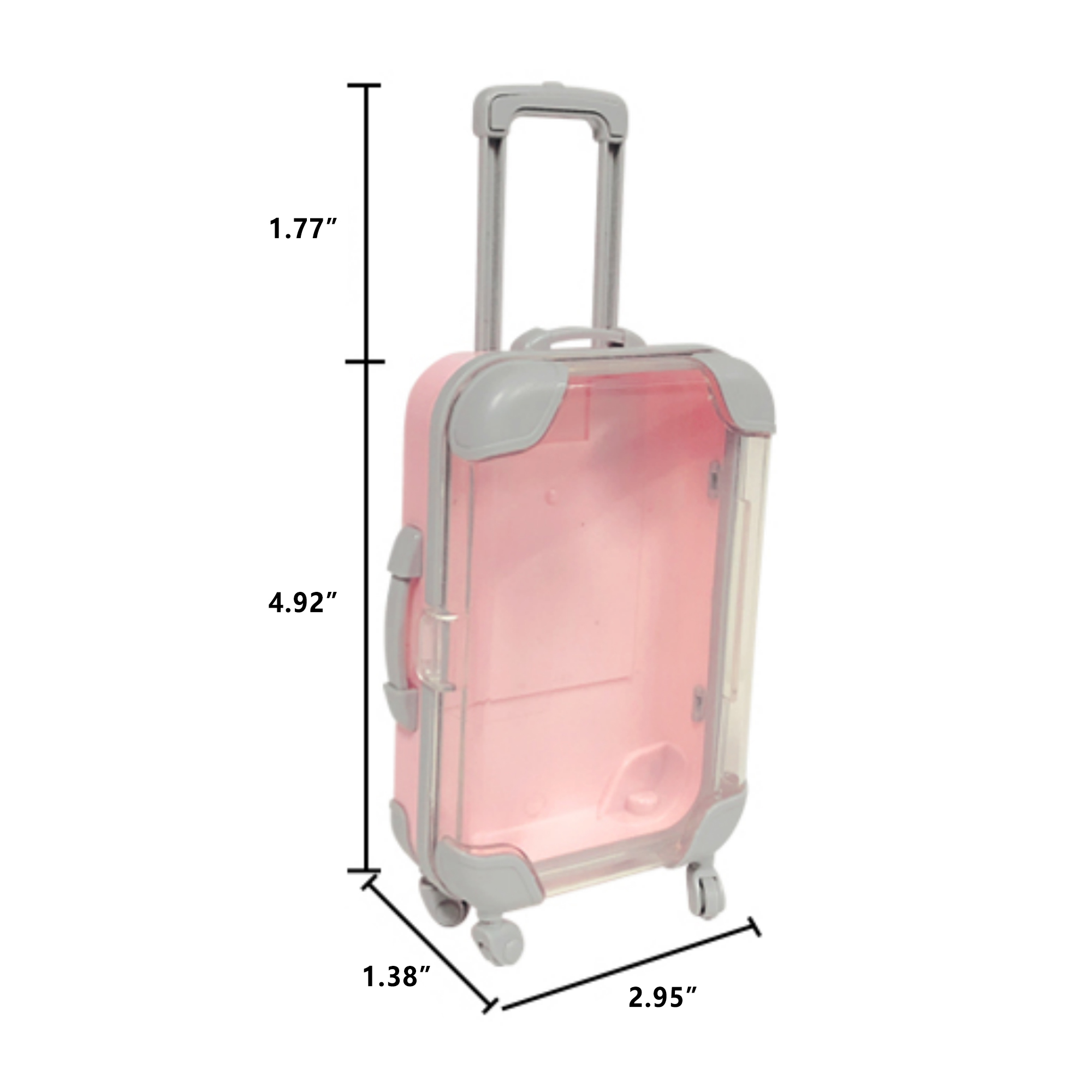 Mini Plastic Suitcase Luggage 3