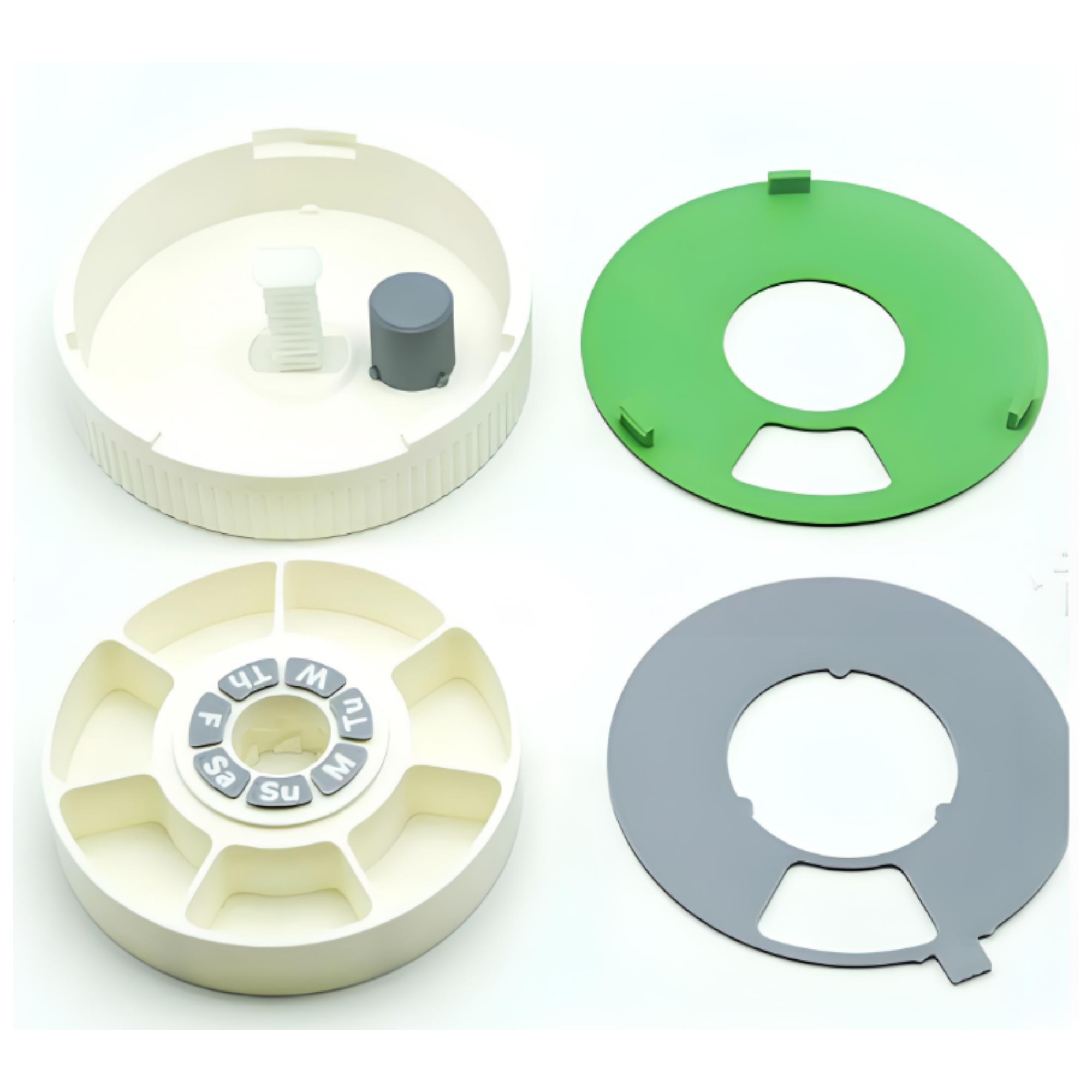 Weekly Pill Organizer With Push Turn Mechanism 2