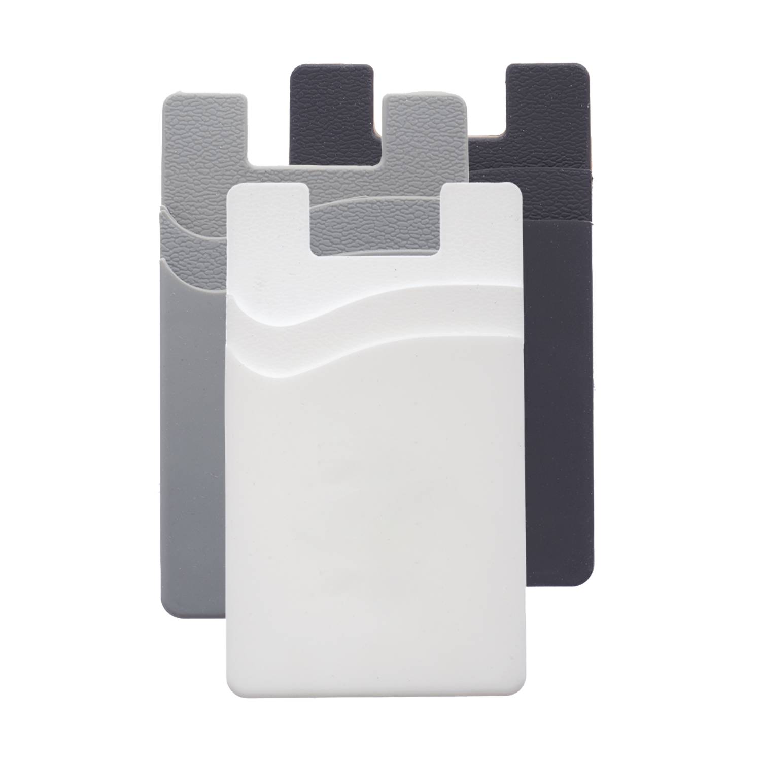 Dual Pocket Silicone Phone Wallet 2