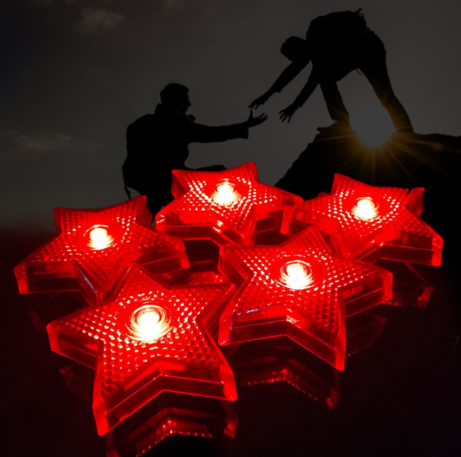 Star Shape bike bicycle reflectors Rear Light 2
