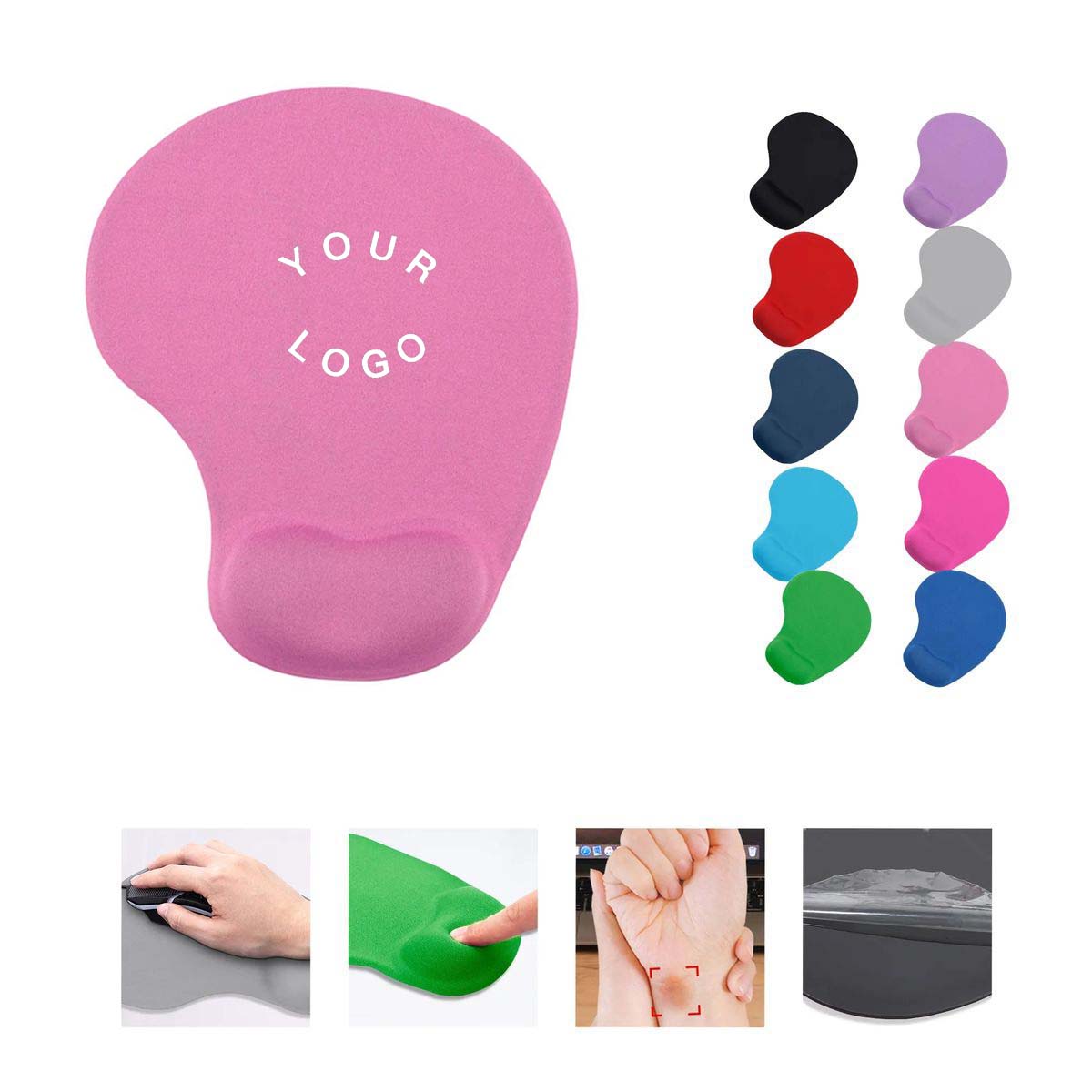 Ergonomic Gaming Mouse Pad with Comfortable Wrist Rest 5