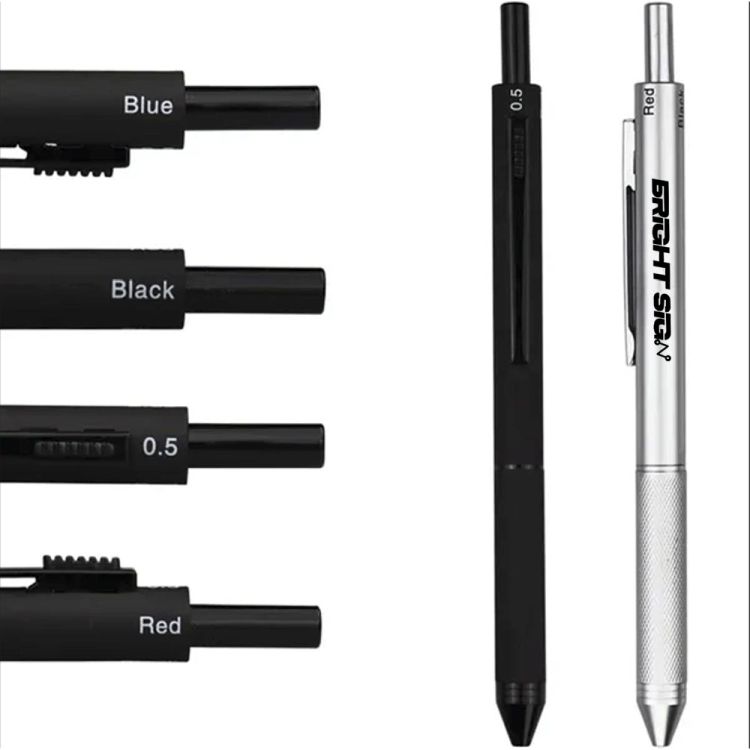 4 in 1 Metal Multicolor Gravity Pen 1