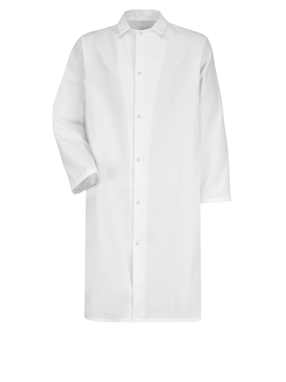 Red Kap Food Processing - Unisex Gripper-Front Pocketless 44.75" Butcher Frock