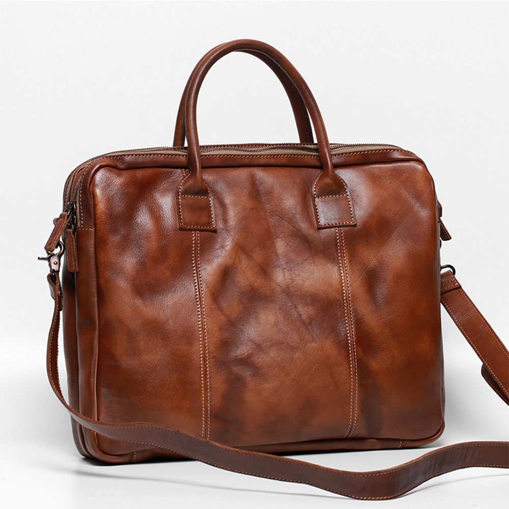 Leather Laptop Shoulder Bag 4