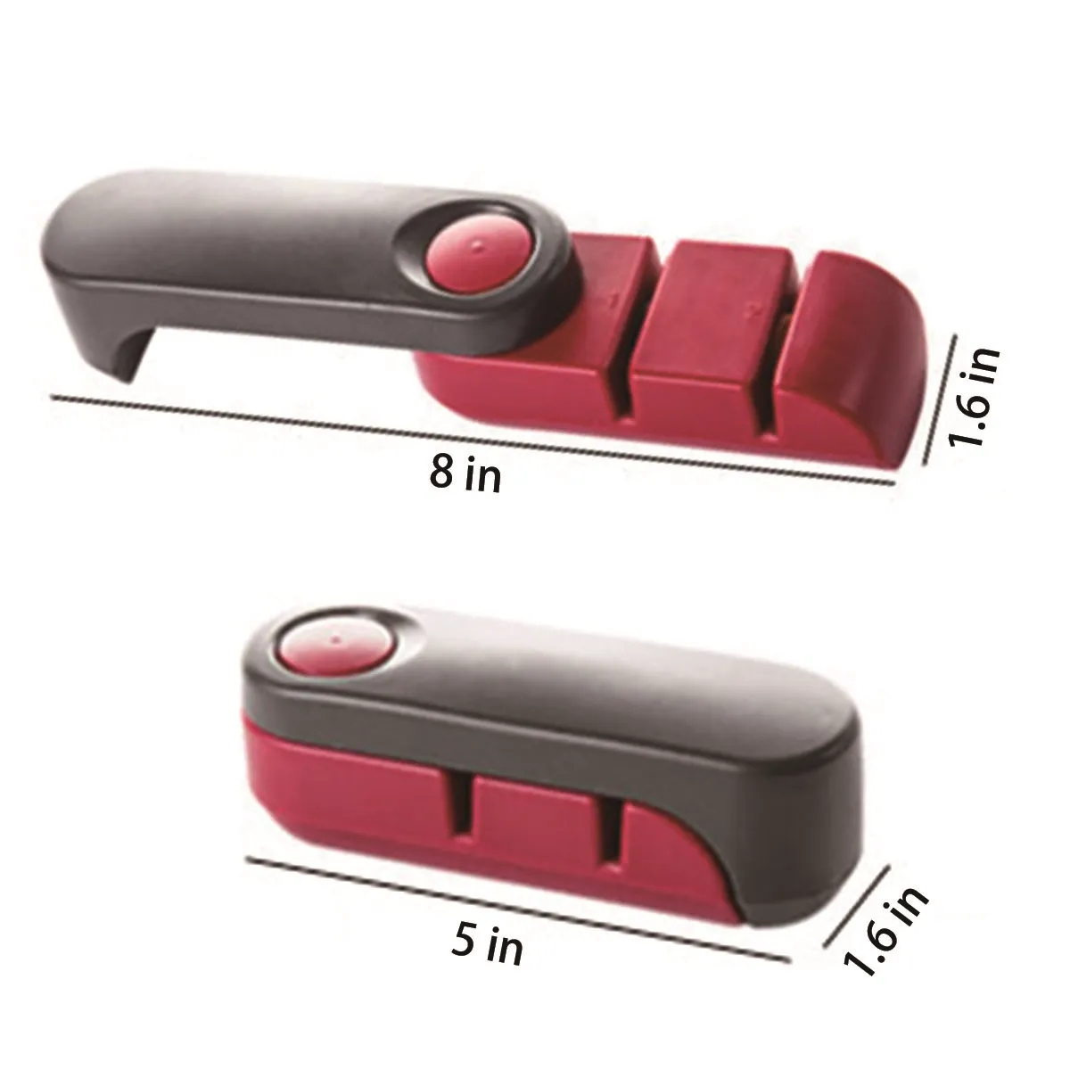 Foldable Portable Knife Sharpener with two sharpening slot 3