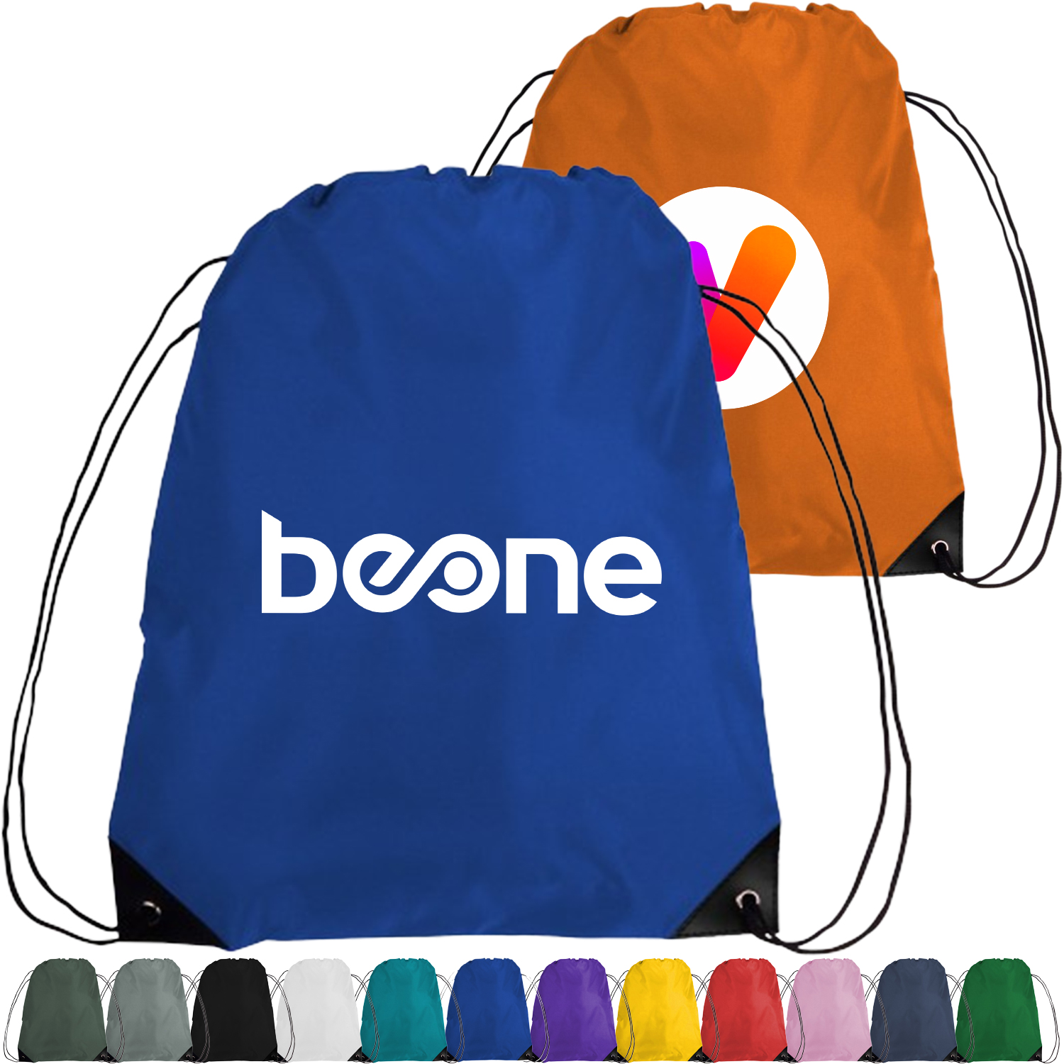 Large Drawstring Polyester Sports Pack 2