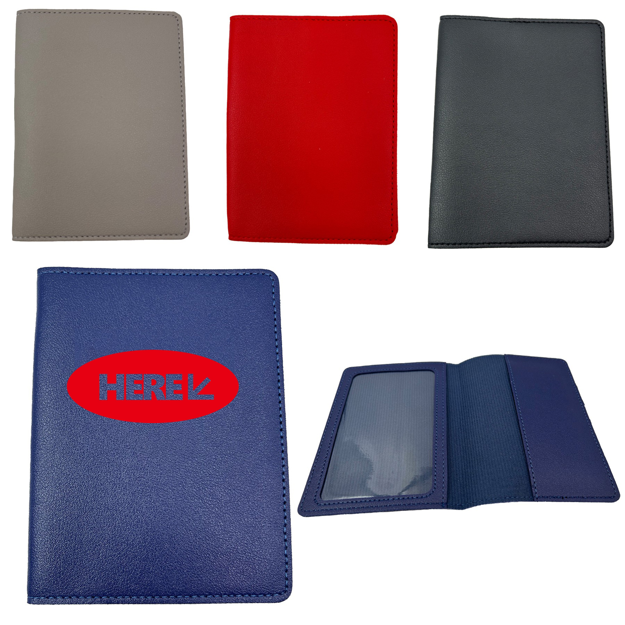 PU Leather Card Holder Passport Case 2