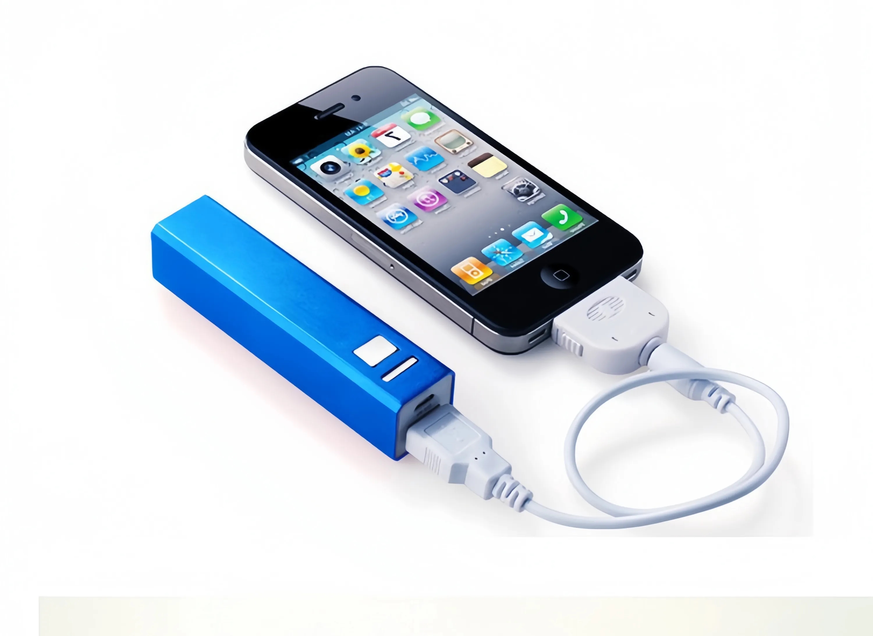 Alloy Single-Section Square Tube Mobile Power Bank 10