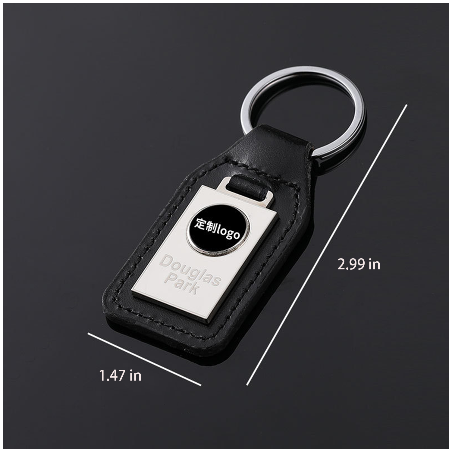 PU Leather Keychain 1