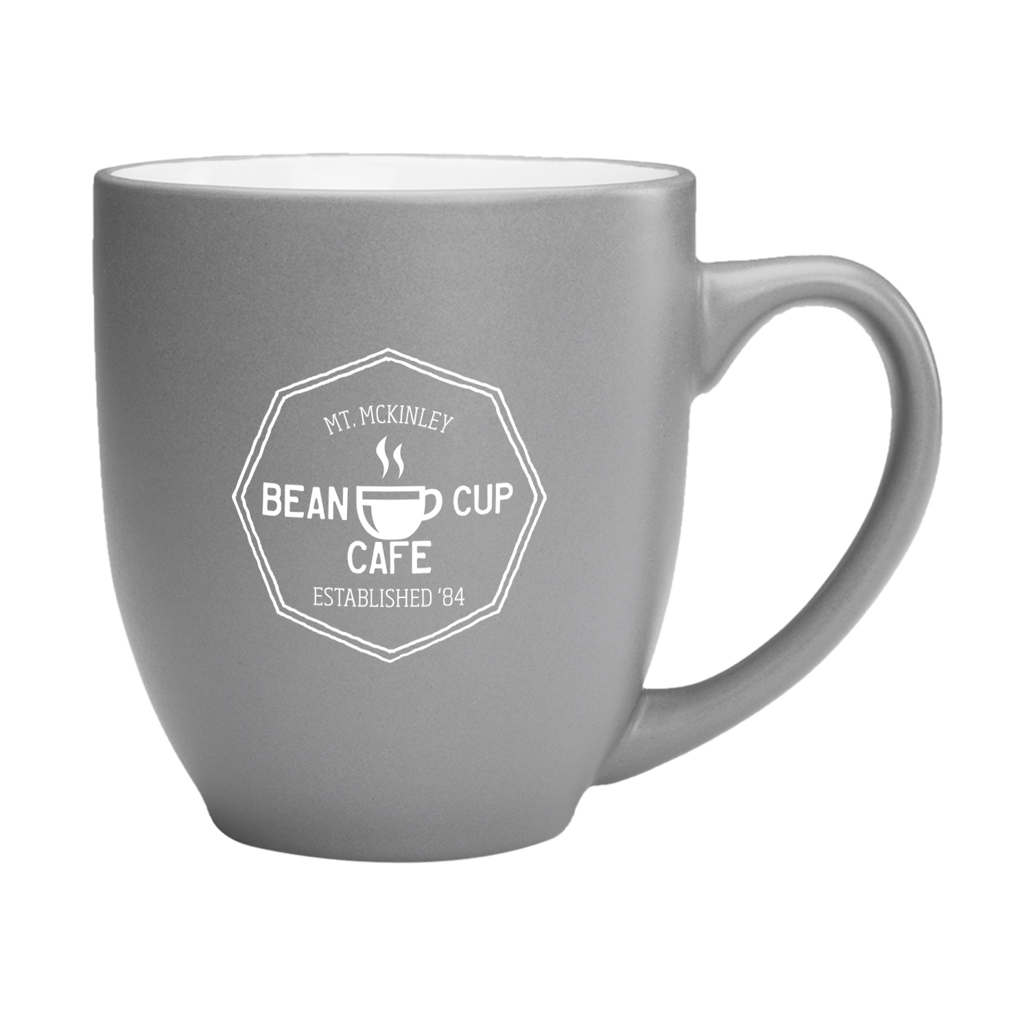 16 oz. Two Tone Ceramic Mug (1 Color Imprint) 4