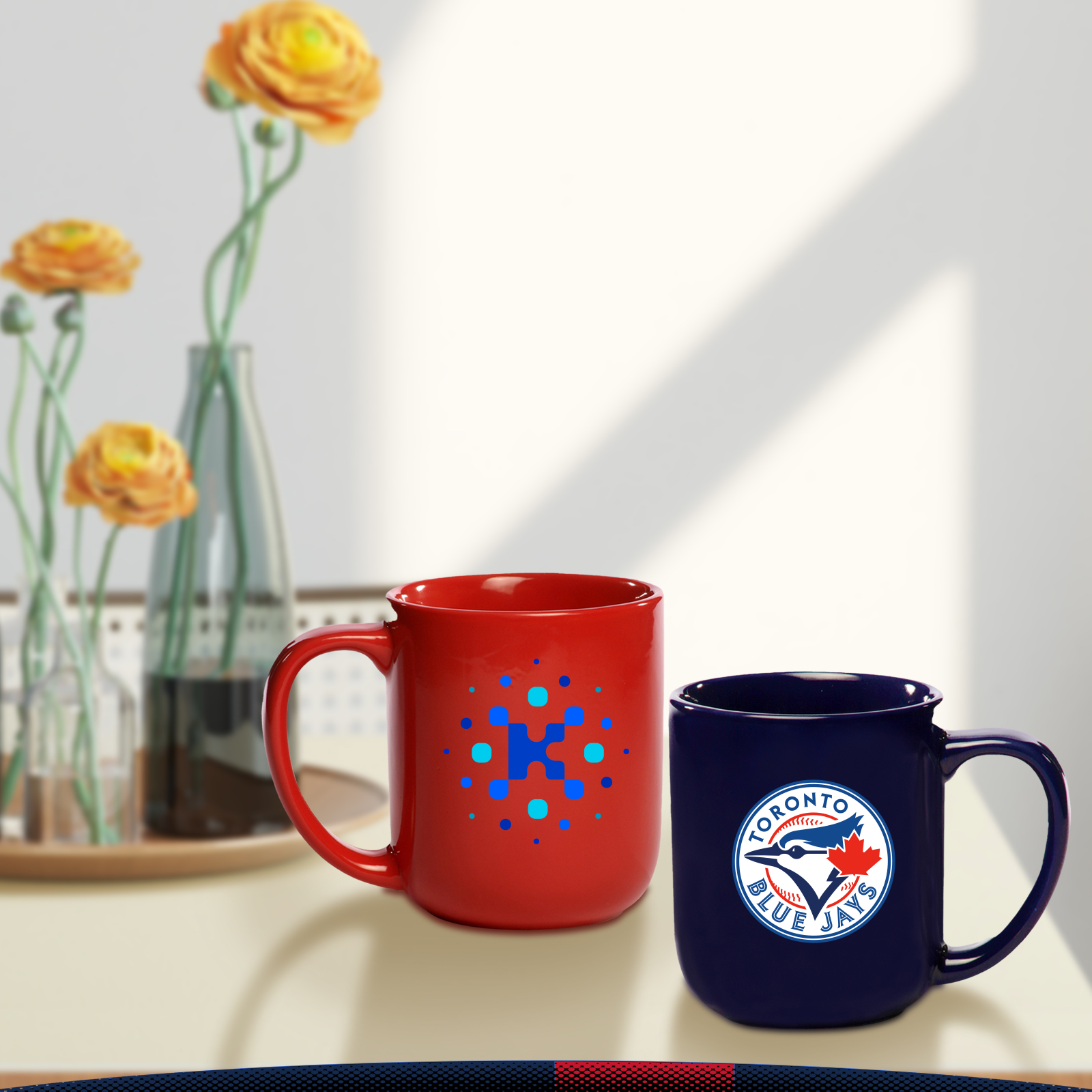 16 oz. Multicolor Glossy Ceramic Mugs 2