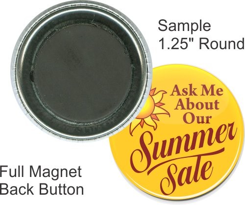 Full Magnet 1 1/4 Inch Round Button 1