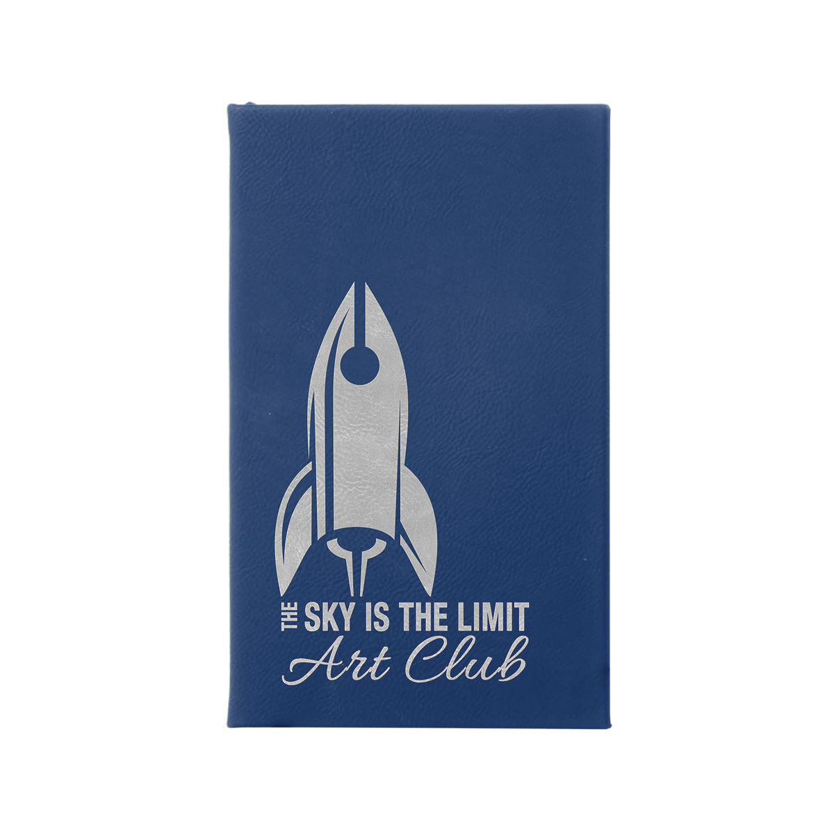 5" x 8" Blue/Silver Leatherette Sketch Book 2