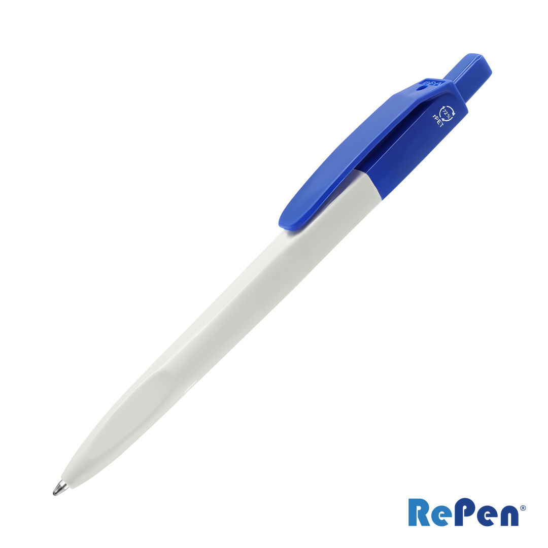 RePen® Squared Opaque Clicker rPET Pen 8