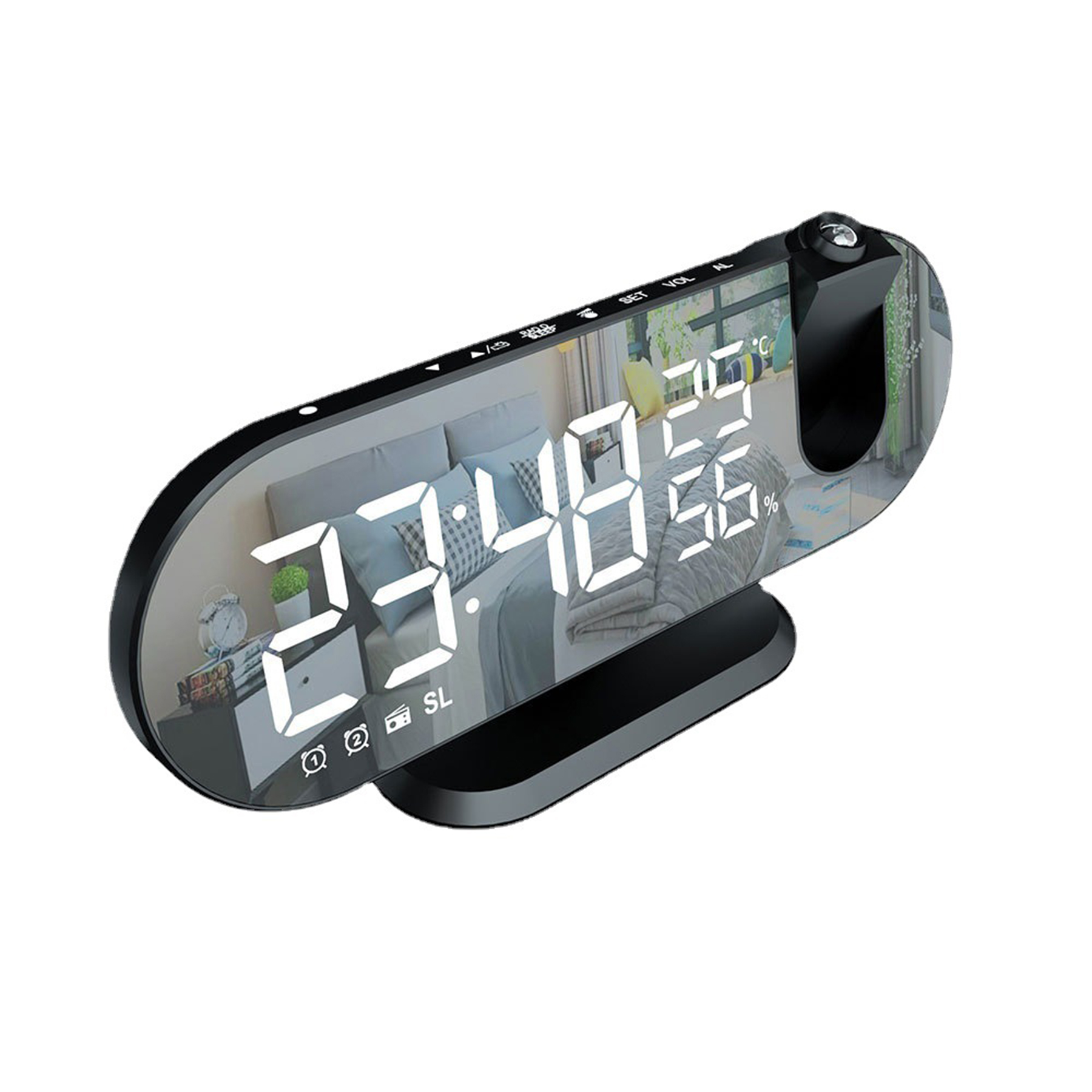 Led Projection Digital Alarm Clock For Bedroom 3