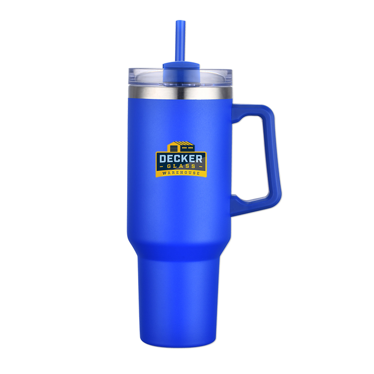 40 Oz. Travel Mug with Handle & Straw 5