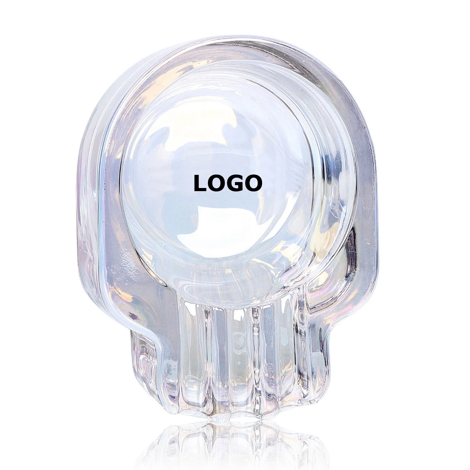 Skull Glass Cigar Ashtray 4