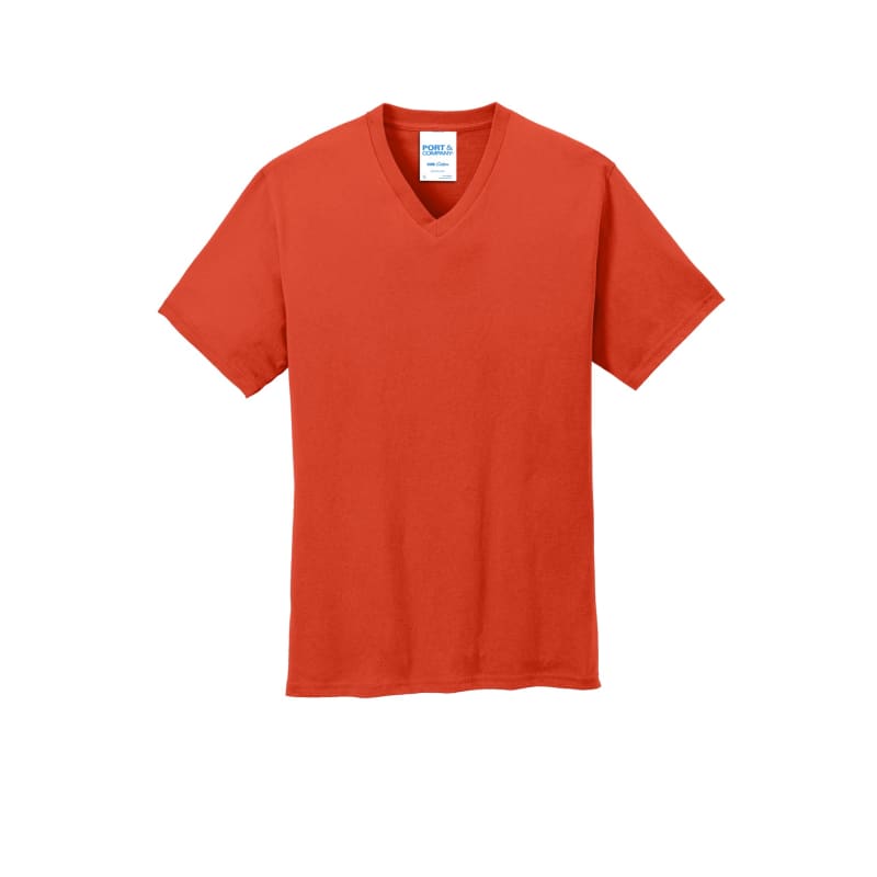 Port & Company Core Cotton V-Neck Tee. 13