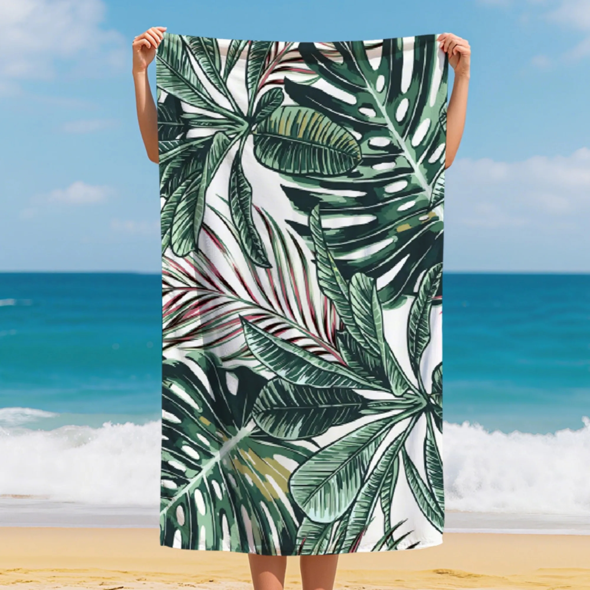 Microfiber printed beach towel 6