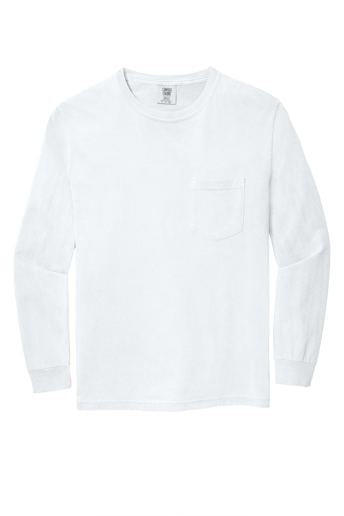 COMFORT COLORS Heavyweight Ring Spun Long Sleeve Pocket Tee. 4410 137
