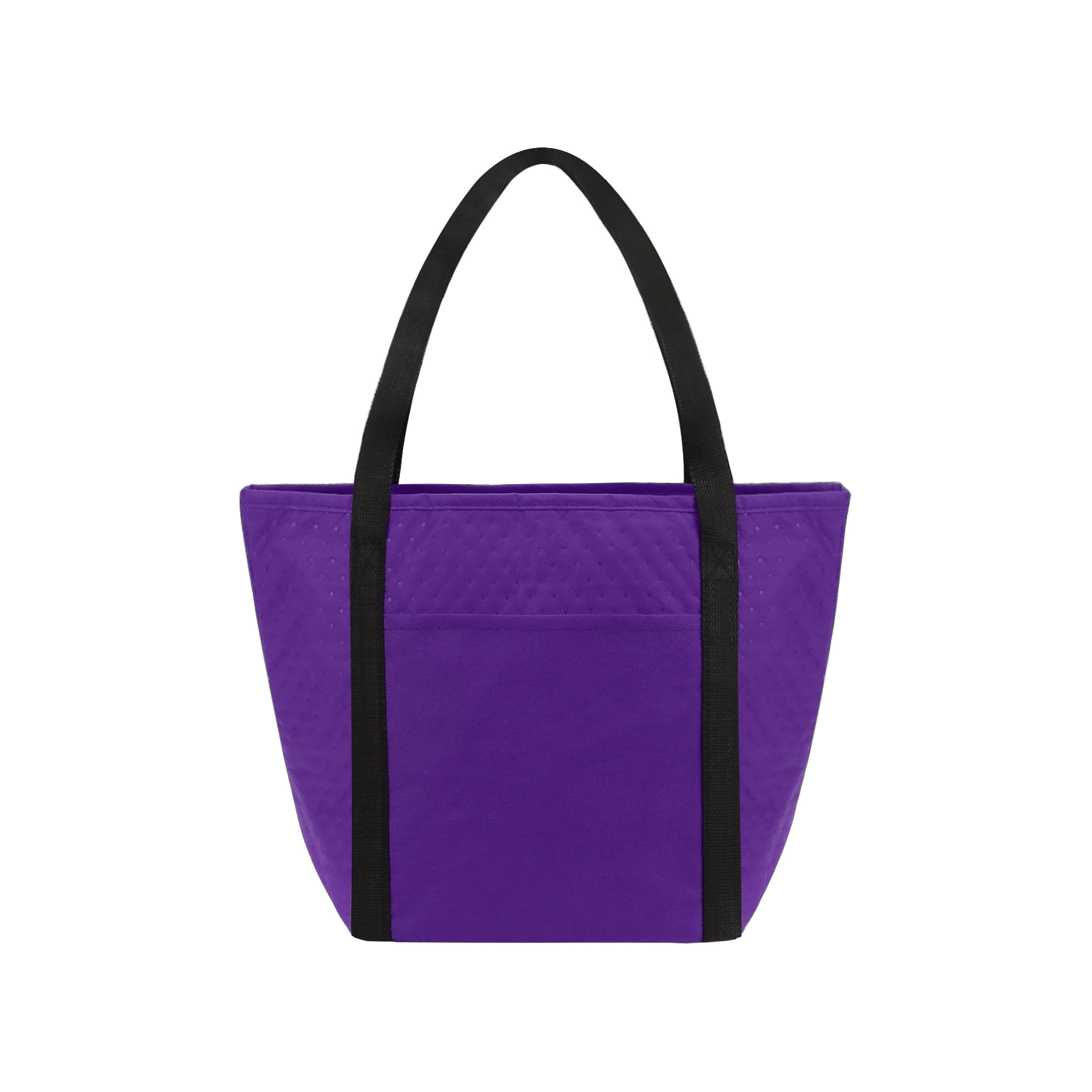 Reusable Zippered Cooler Tote With Front Pocket 11