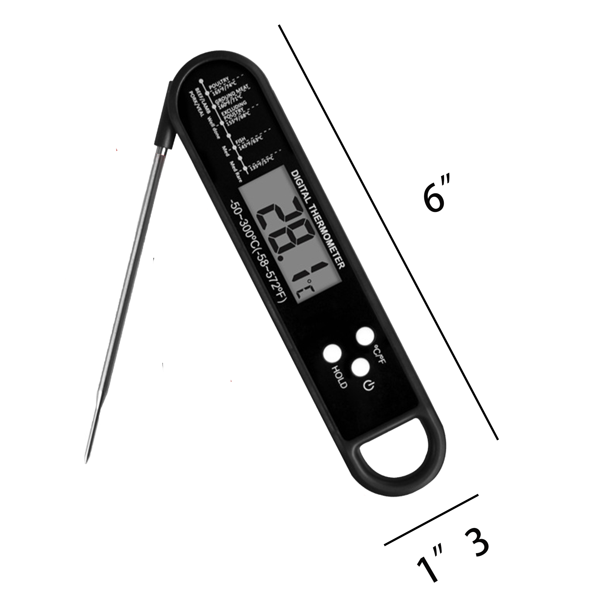 Folding Kitchen Temperature Gauge 5