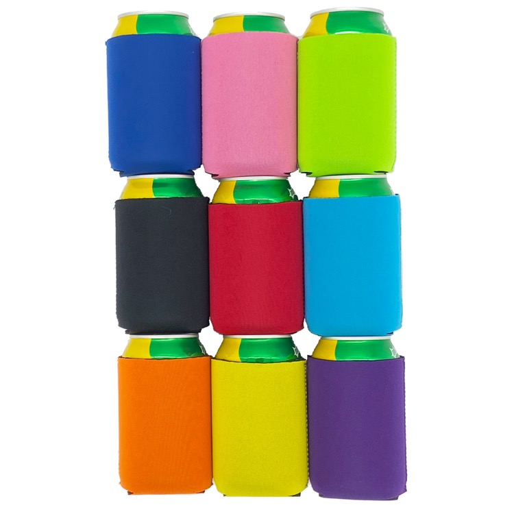 Neoprene Sleeves - Plain Cooler Covers Fit 12 oz Cans 4