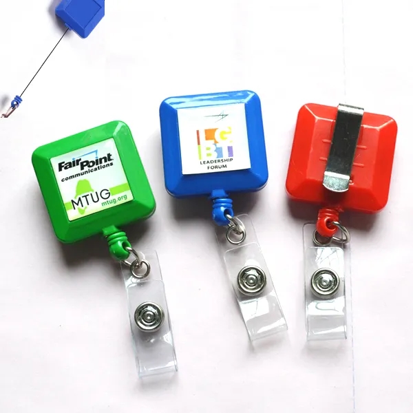 Square Badge Reels 8