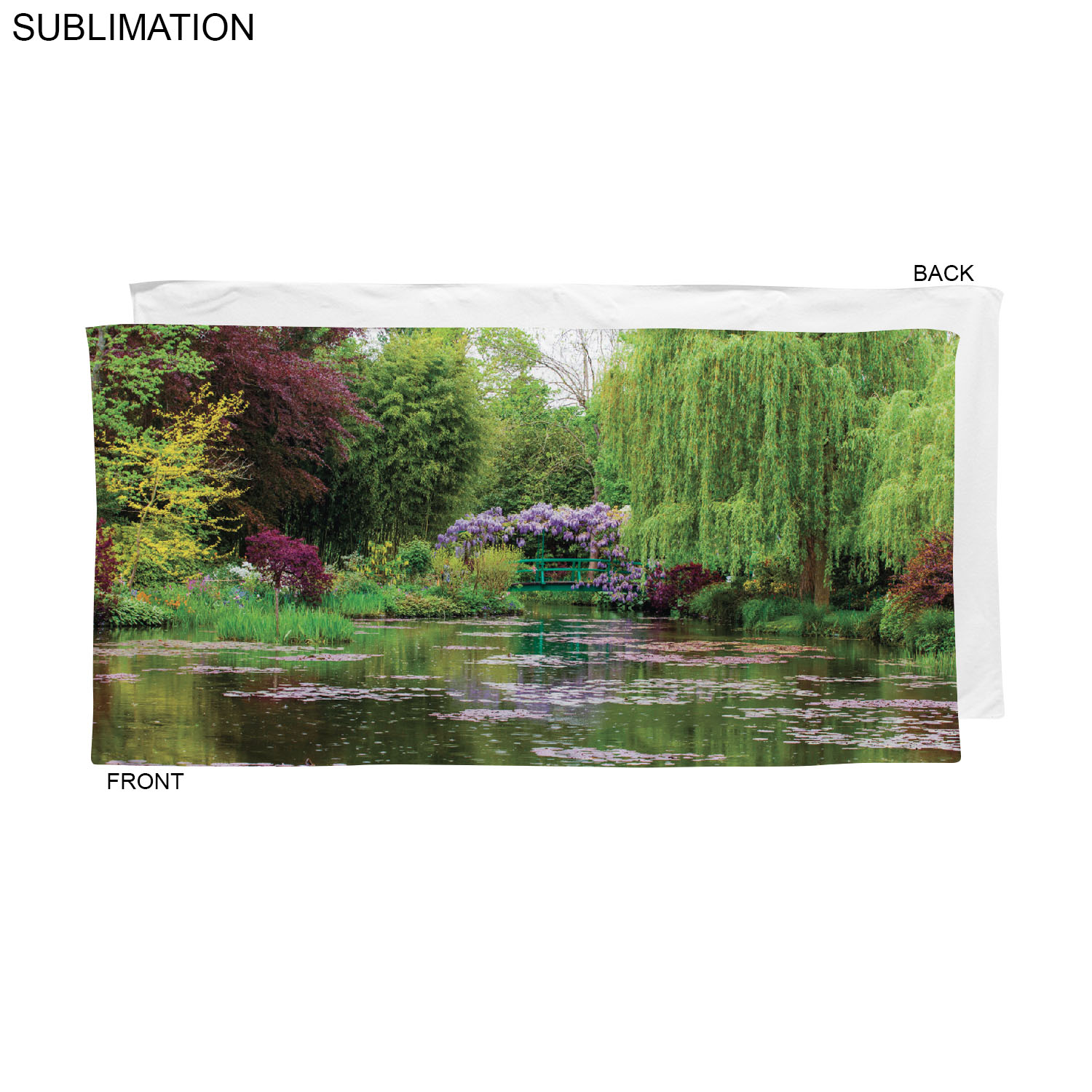 24Hr Express Ship - Stock Design, Heaviest Weight, Plush Velour Terry Beach Towel, 30x60, Sublimated 15