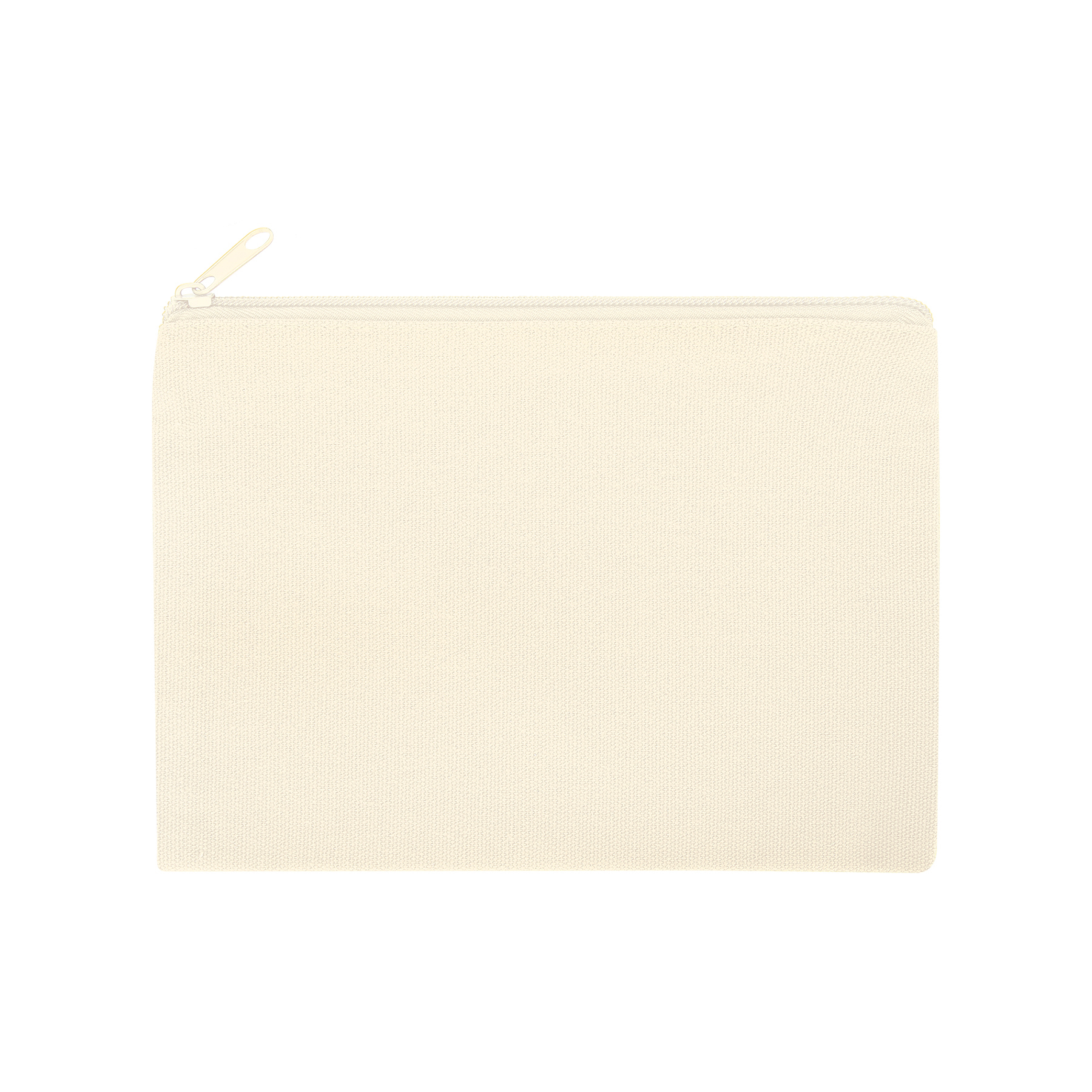 9" X 6" Cotton Canvas Zippered Pouch For Cosmetics, Toiletries & Tech Accessories 21