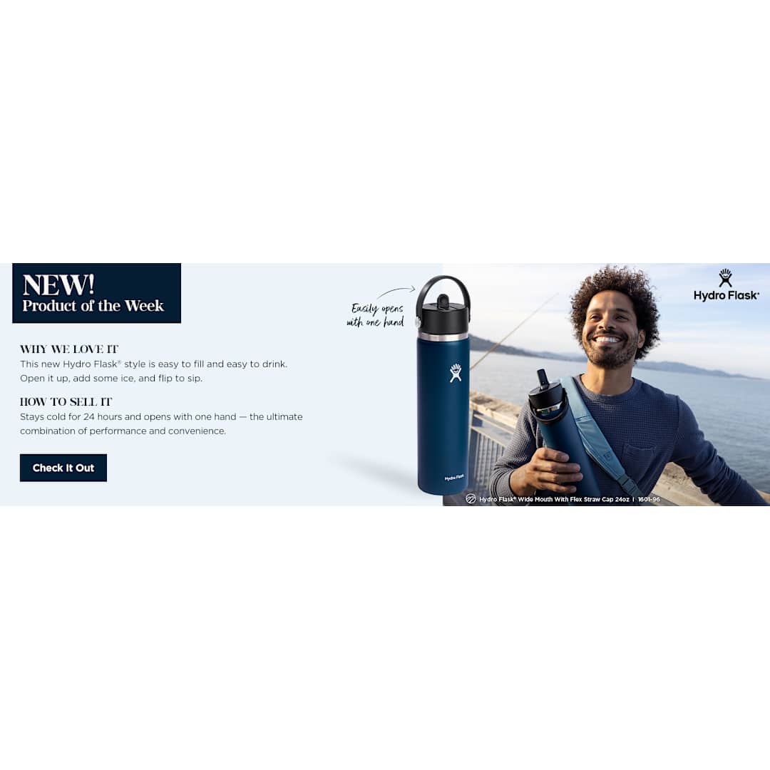 Hydro Flask® Wide Mouth w/ Flex Straw Cap 24oz 192