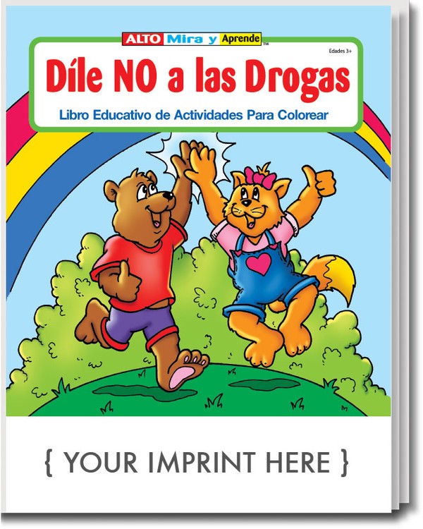 COLORING BOOK - Say No to Drugs (Spanish) Coloring and Activity Book 4