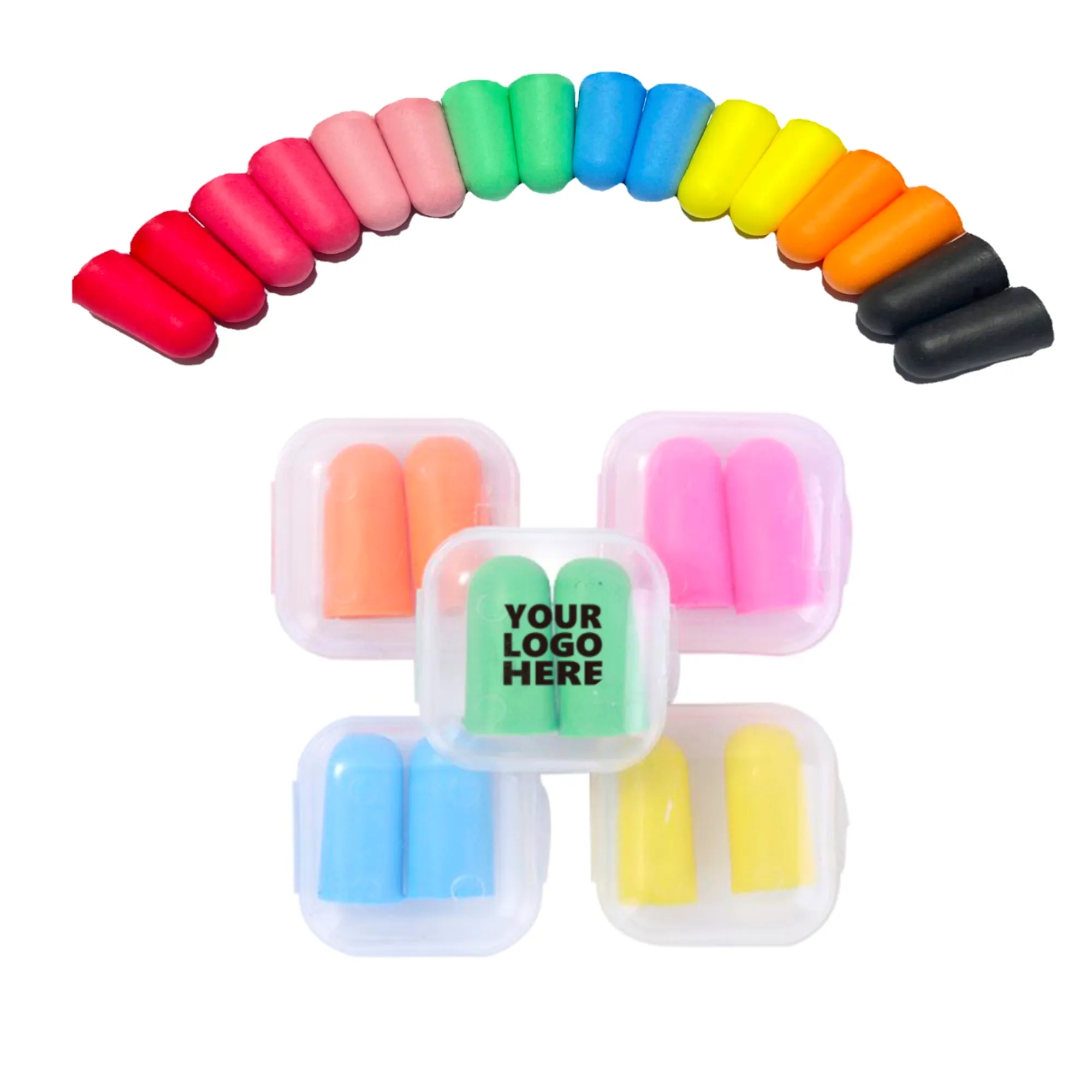 MOQ50 Ear Plugs in Square Case