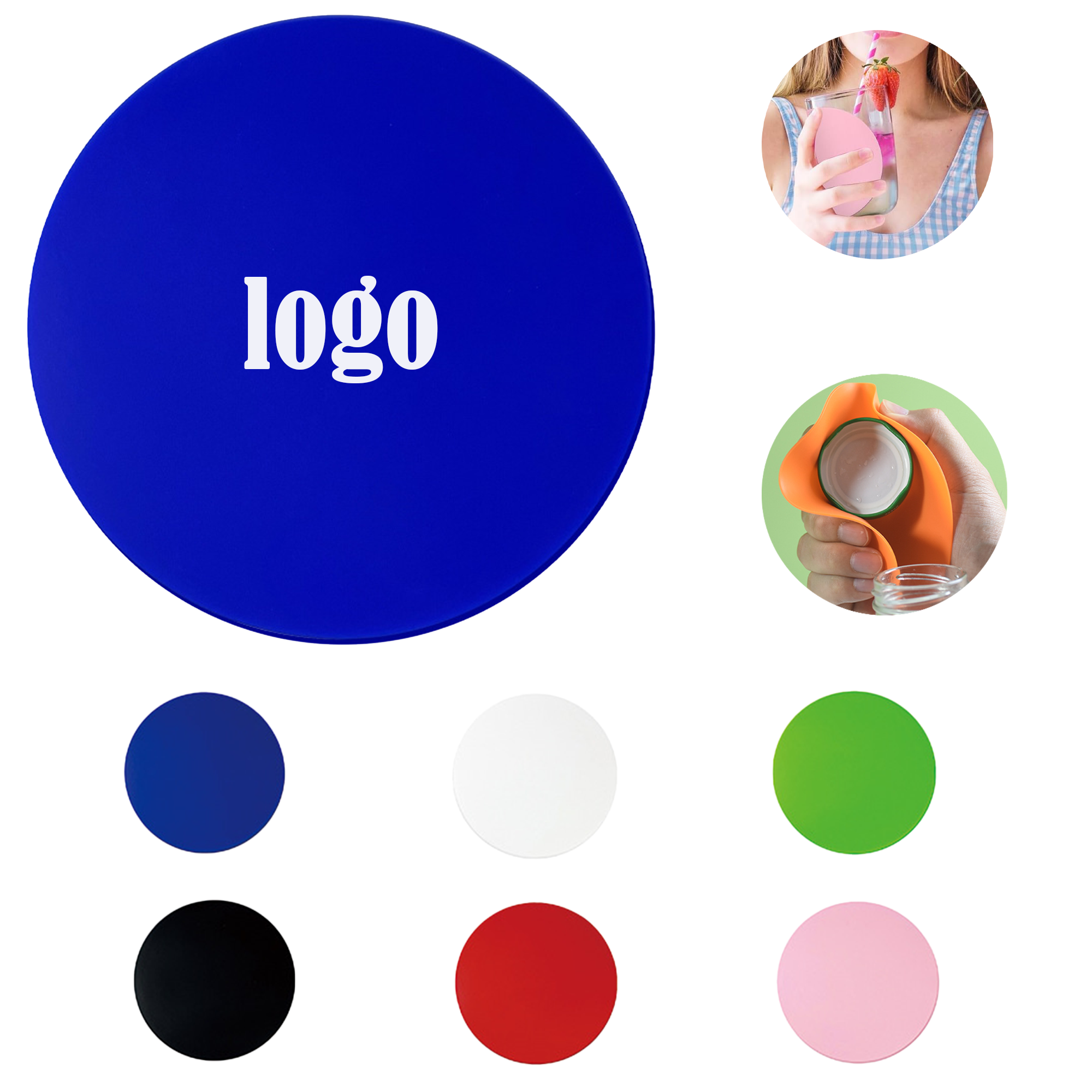 Reusable Non-Slip Round Jar Opener Coaster MOQ50 2