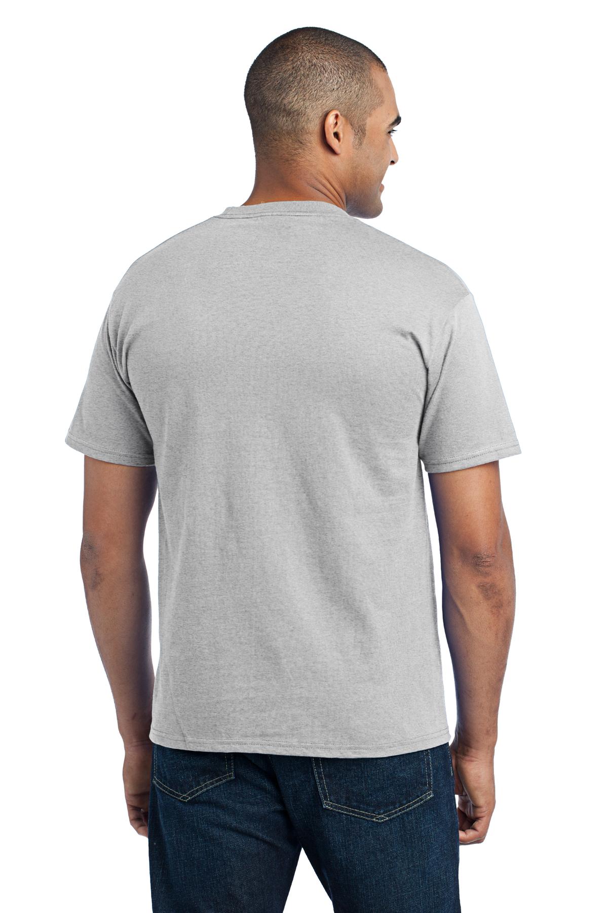 Port & Co Core Blend Pocket Tee. PC55P 116