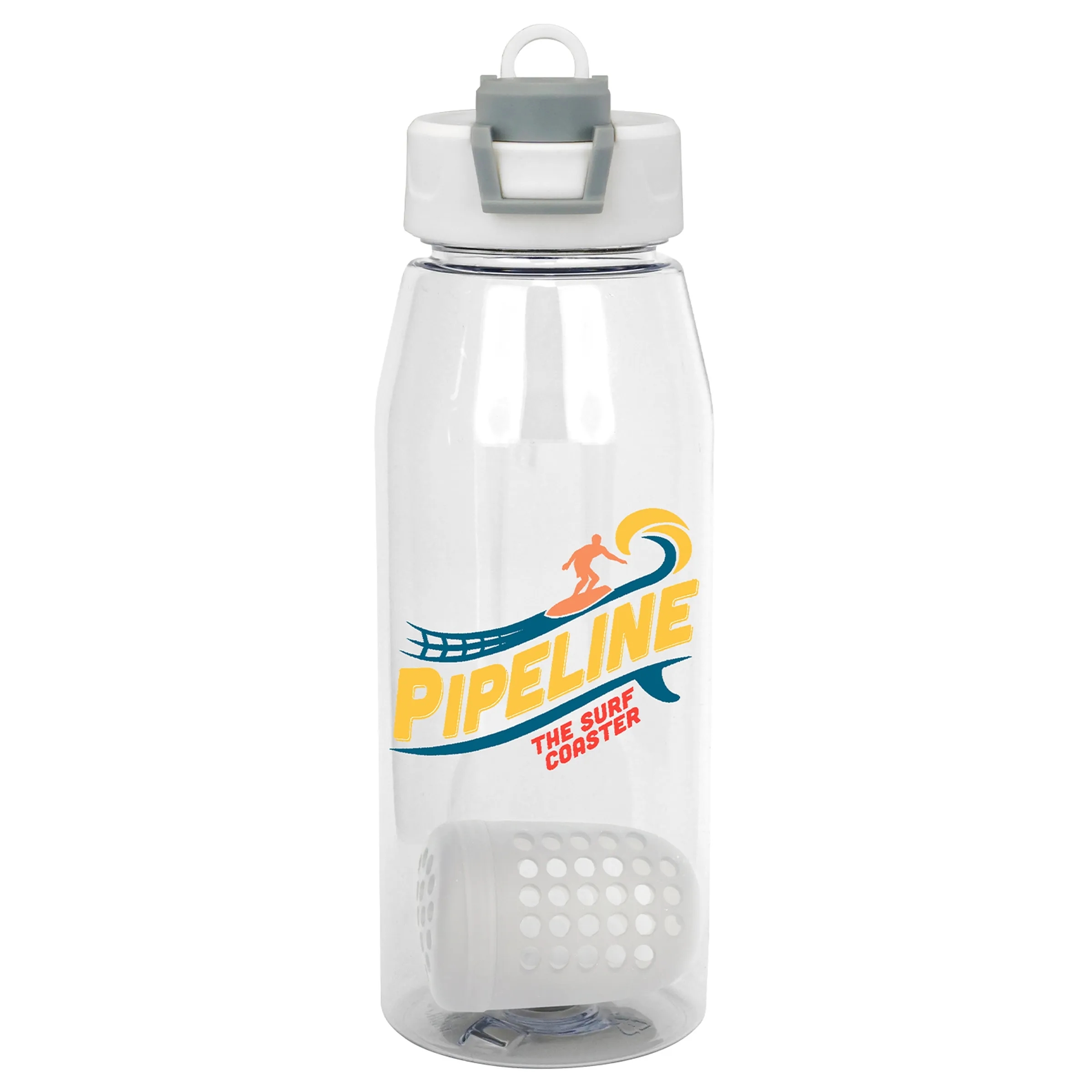 Two Tone Pop Up 32 oz. Bottle with Floating Infuser 9
