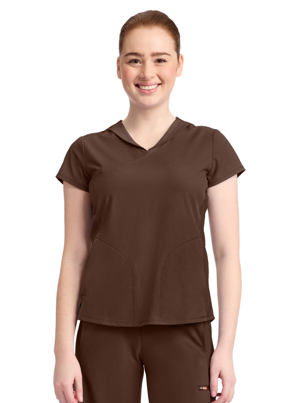 Infinity GNR8 - Women's 2-Pocket Mock-Wrap V-Neck Top 5