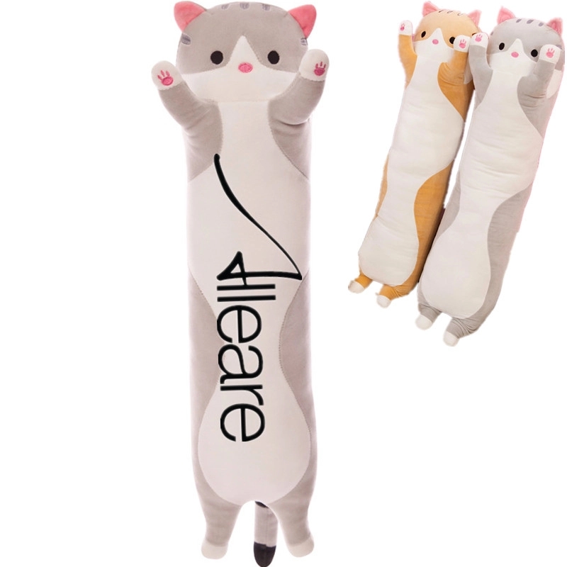 Cat Plush Long Pillow 3