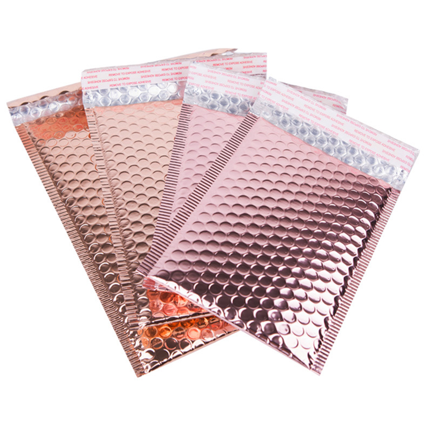 Waterproof Metallic Foil Organic Bubble Mailers 2