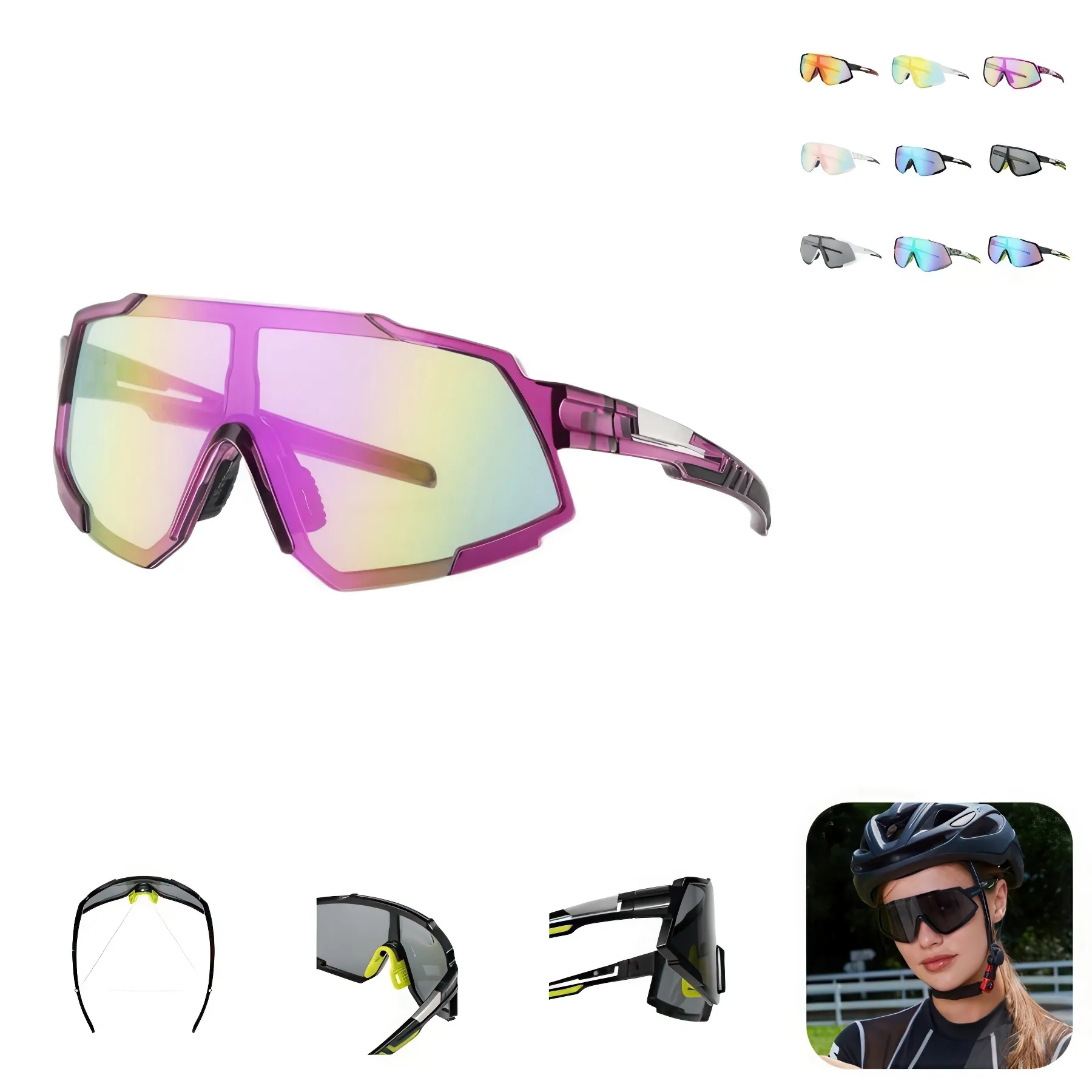 Outdoor Large Frame Cycling Sun Eyewear 3