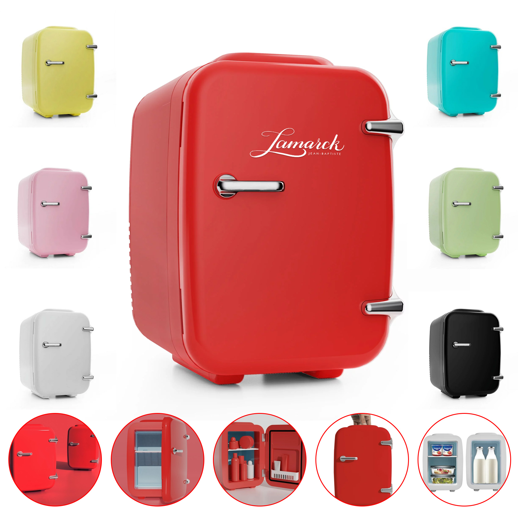 4-Liter/6 Can Portable Mini Fridge 3