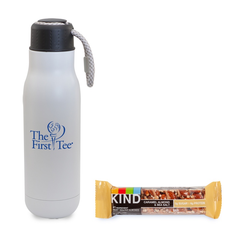 On the Go Sip n' Snack with 16 oz. Matte Bottle 4