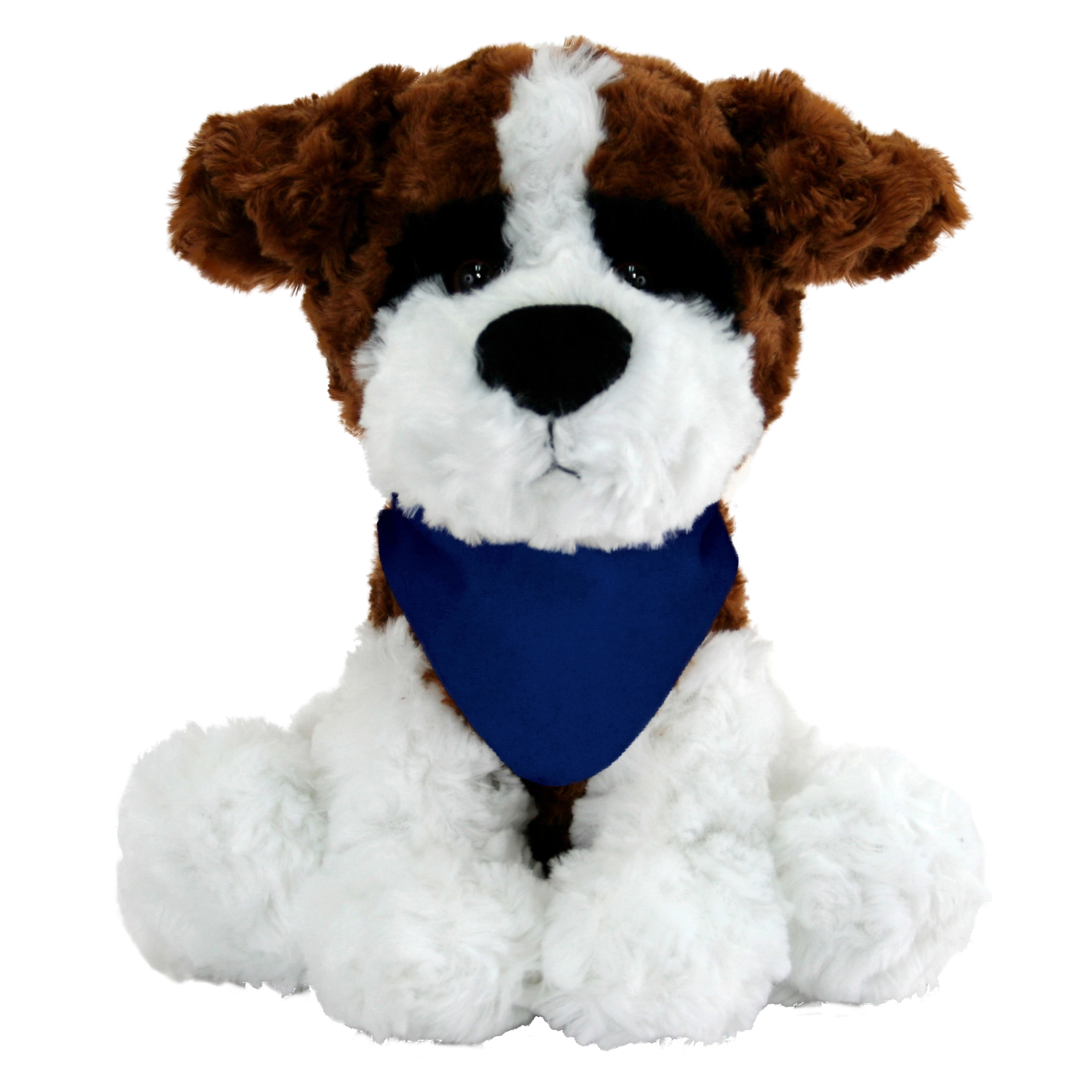 10" Large Sitting Dog - Brown & White 2