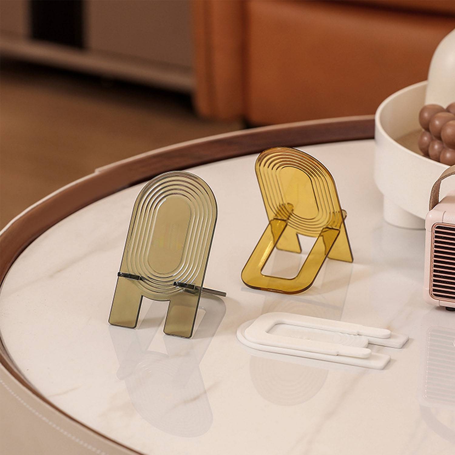 Plastic simple portable mobile phone stand holder 4