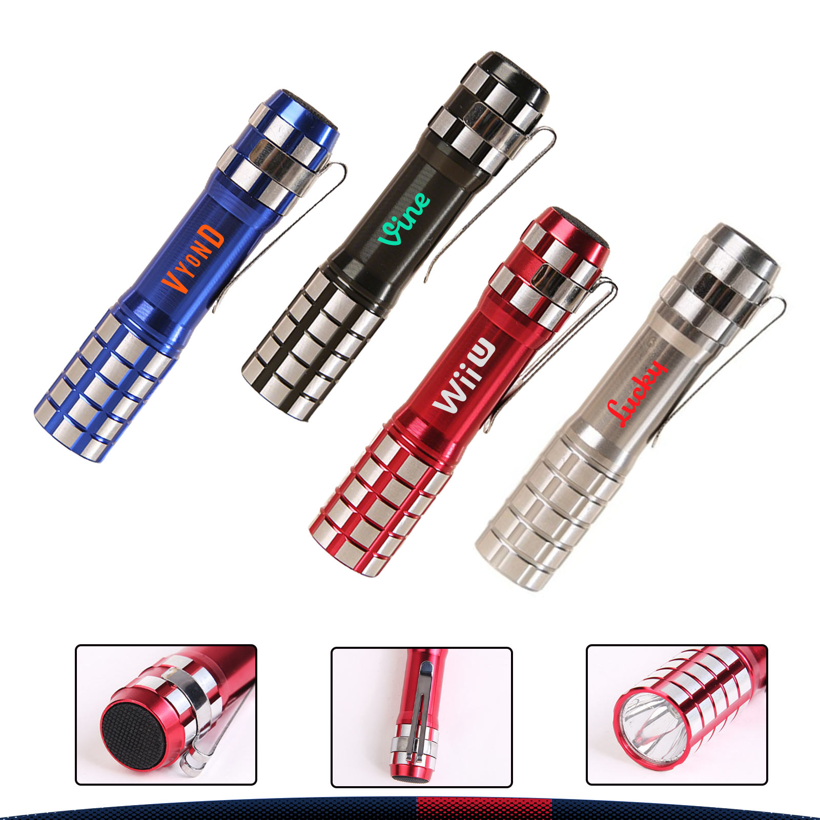 Serly Mini Pen Clip LED Flashlight 1