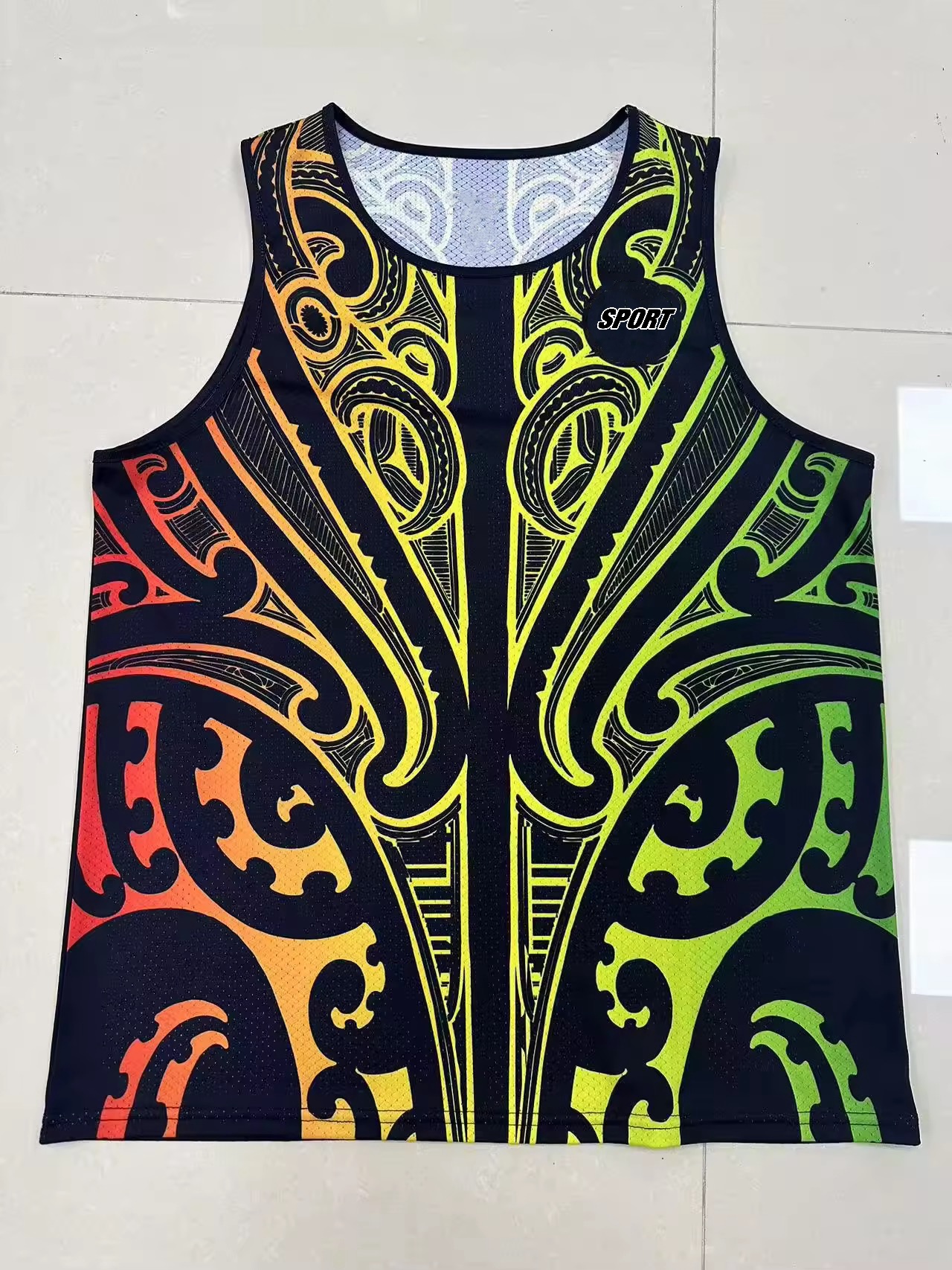 MOQ 20 pcs Dye Sublimated Tank Top 2